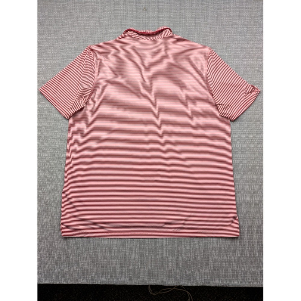 Vineyard Vines Polo Shirt Mens 2XL Red Stripe Golf Performance Stretch Tech - Picture 3 of 8